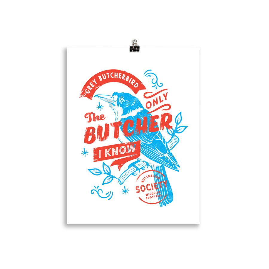 Butcher Bird - Print