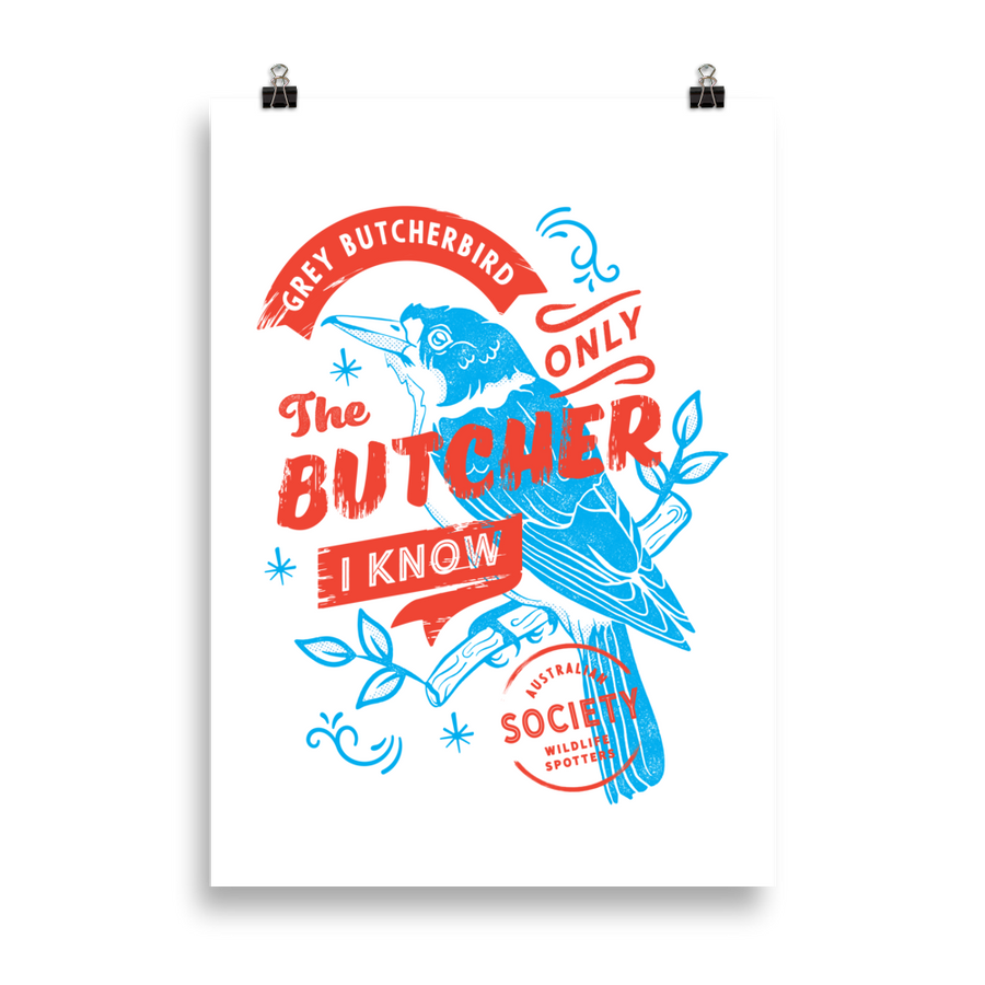 Butcher Bird - Print